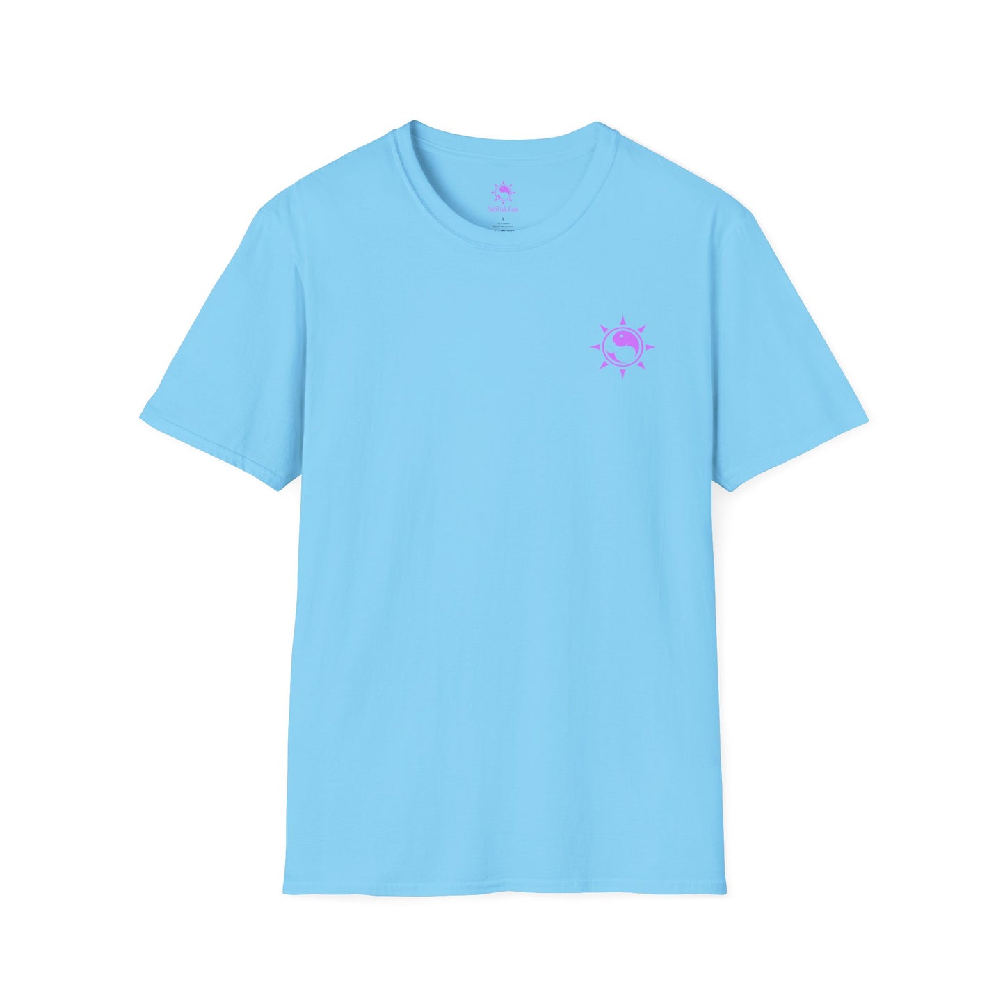 SoliVisk Coastal Collection – Māori Purple Sea Turtle Unisex Graphic Tee Shirt