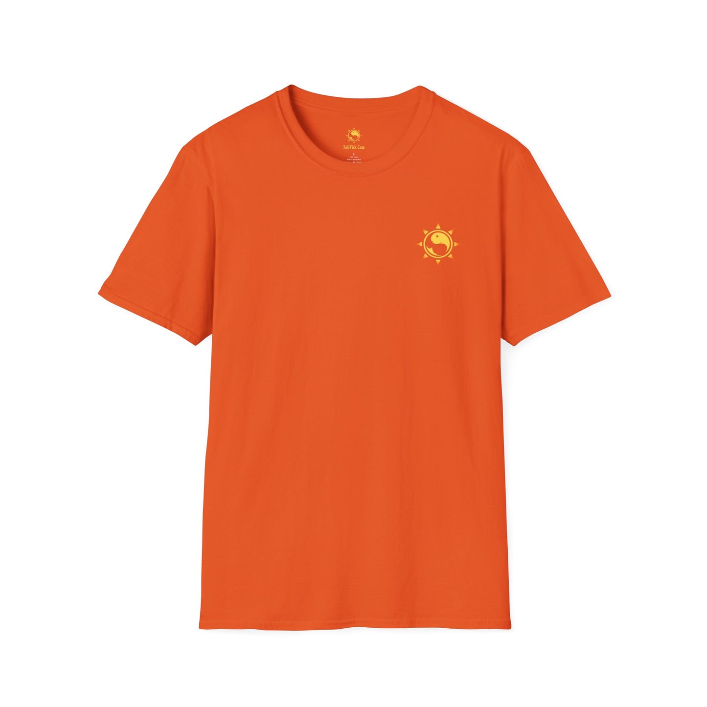 SoliVisk Coastal Collection – Māori Sun Burst Yellow Sea Turtle Unisex Graphic Tee Shirt
