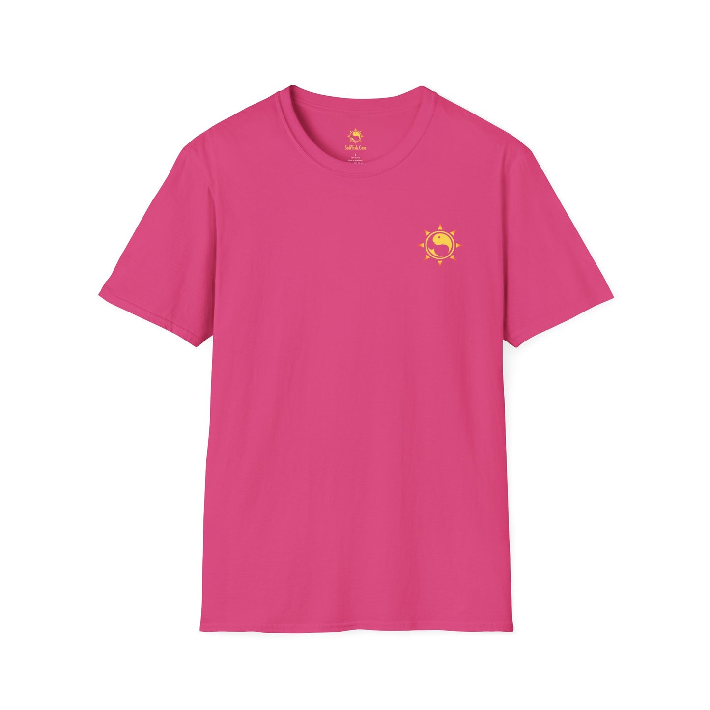 SoliVisk Coastal Collection – Māori Sun Burst Yellow Sea Turtle Unisex Graphic Tee Shirt