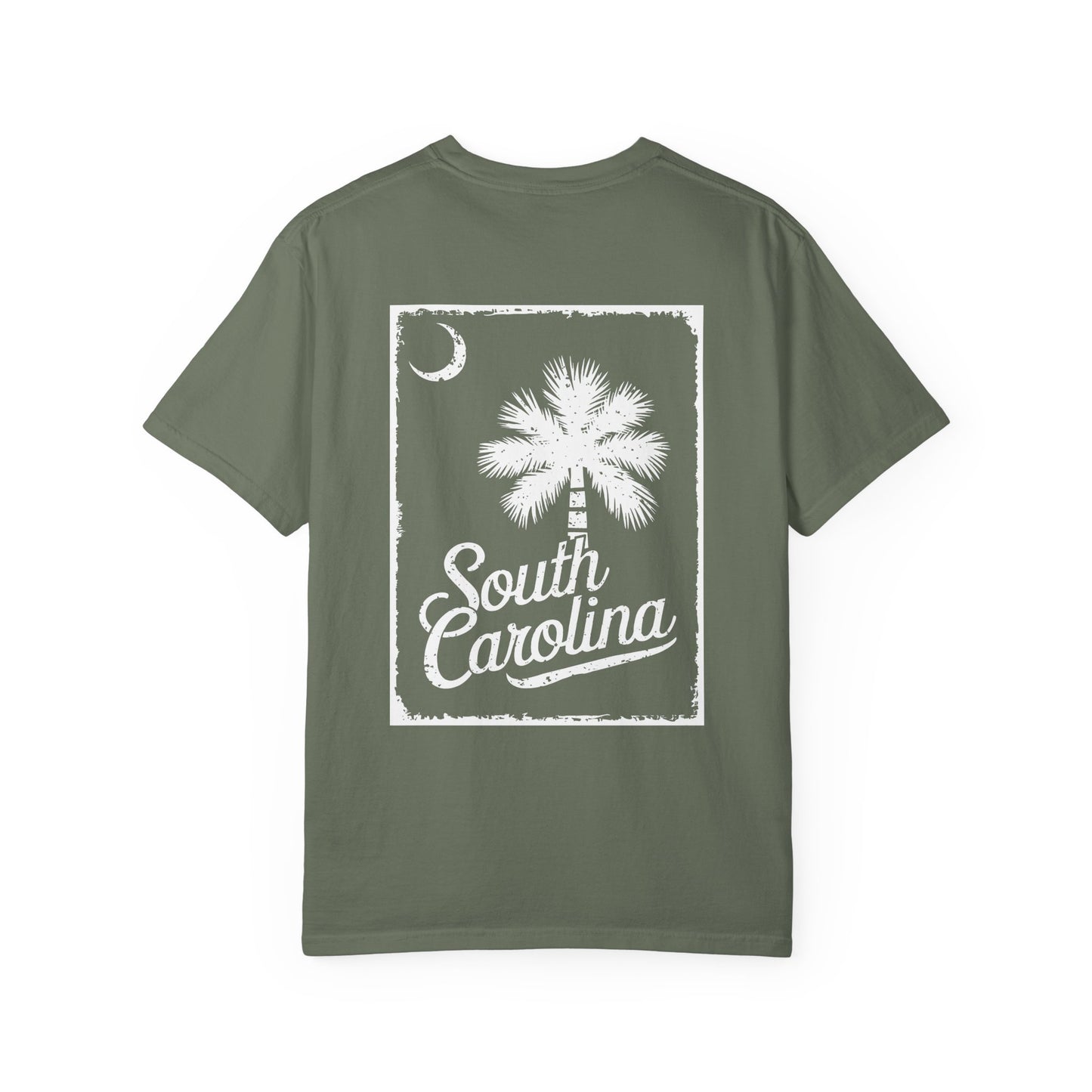SoliVisk No Matter If You Were Born Here or Just Bought the T-Shirt  You’ll Look the Part in This South Carolina Palmetto Moon Tee