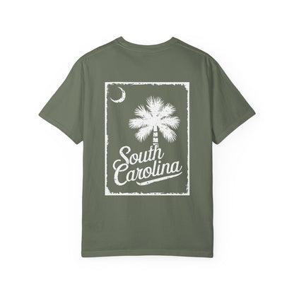 SoliVisk No Matter If You Were Born Here or Just Bought the T-Shirt  You’ll Look the Part in This South Carolina Palmetto Moon Tee
