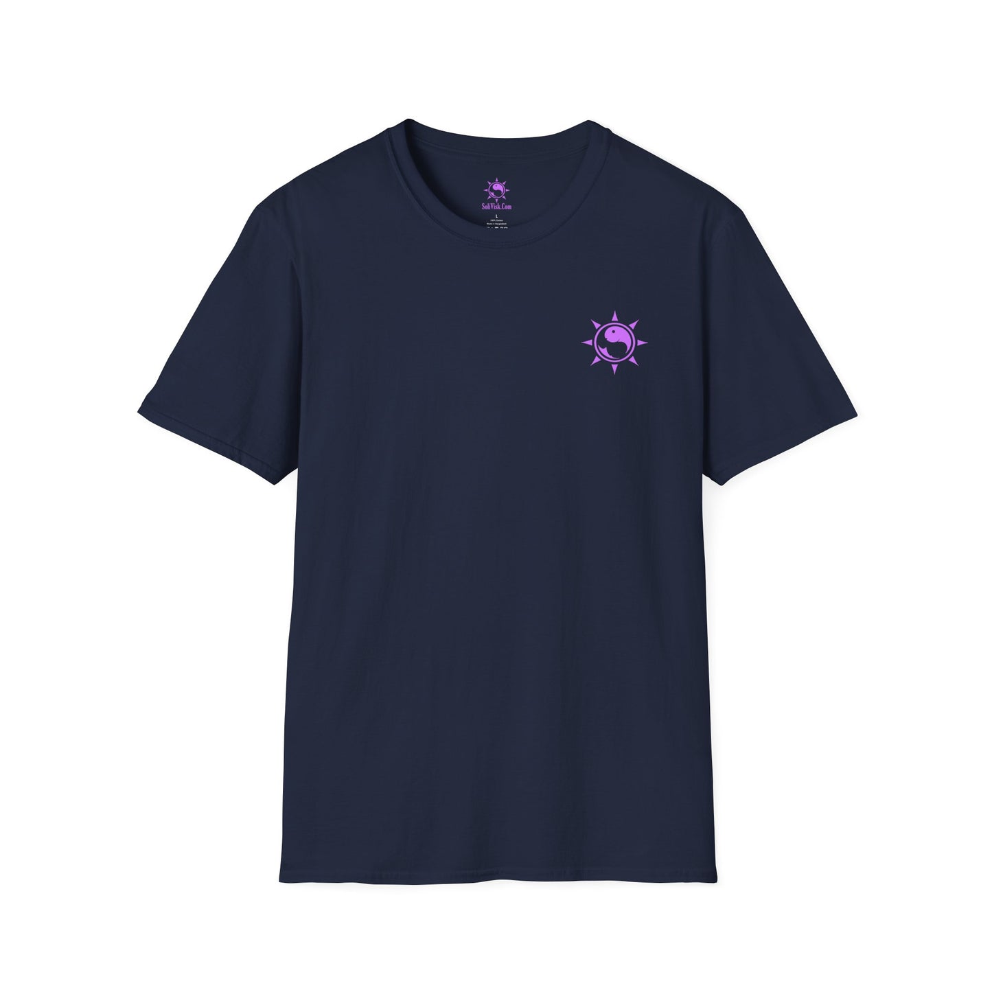 SoliVisk Coastal Collection – Māori Purple Sea Turtle Unisex Graphic Tee Shirt