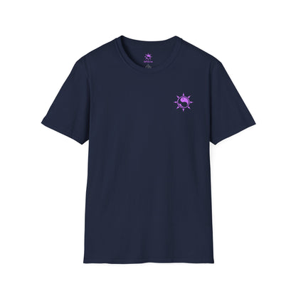 SoliVisk Coastal Collection – Māori Purple Sea Turtle Unisex Graphic Tee Shirt