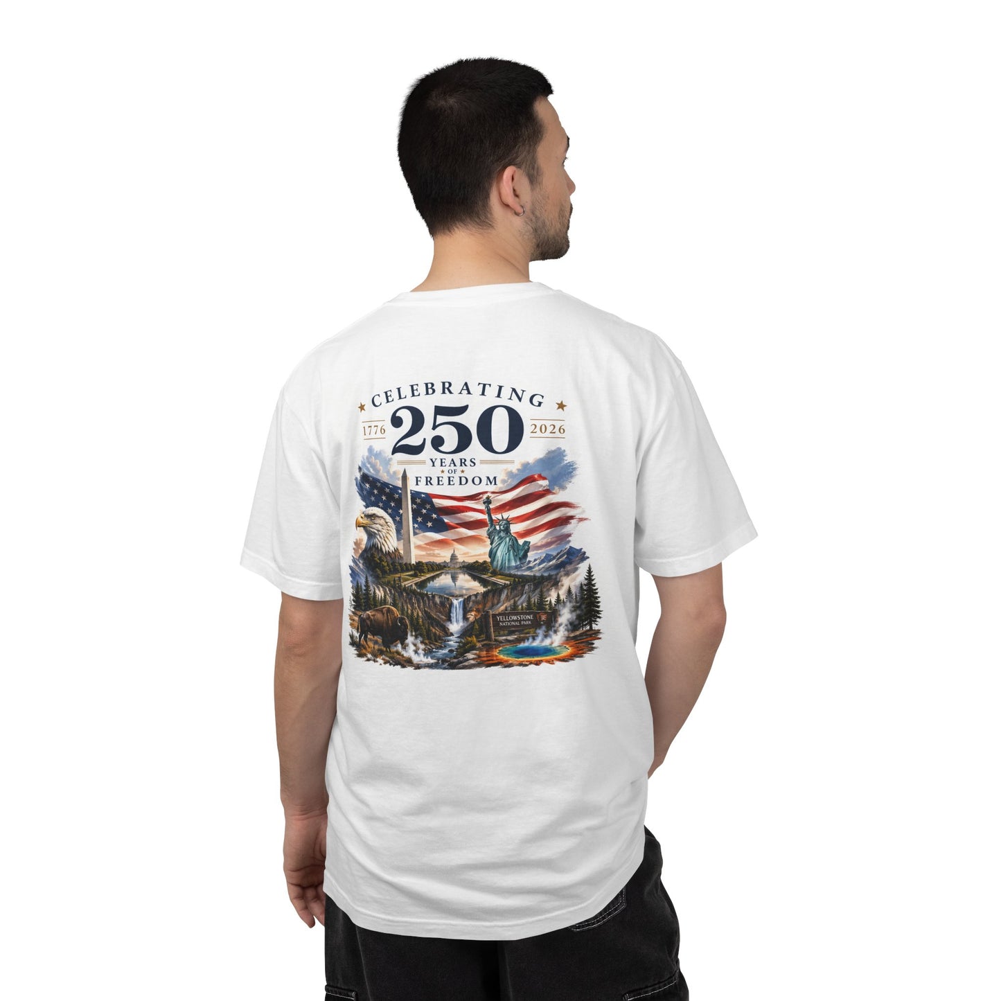America 250 Shirt 1776–2026 Patriotic Comfort Colors T-Shirt for Independence Day