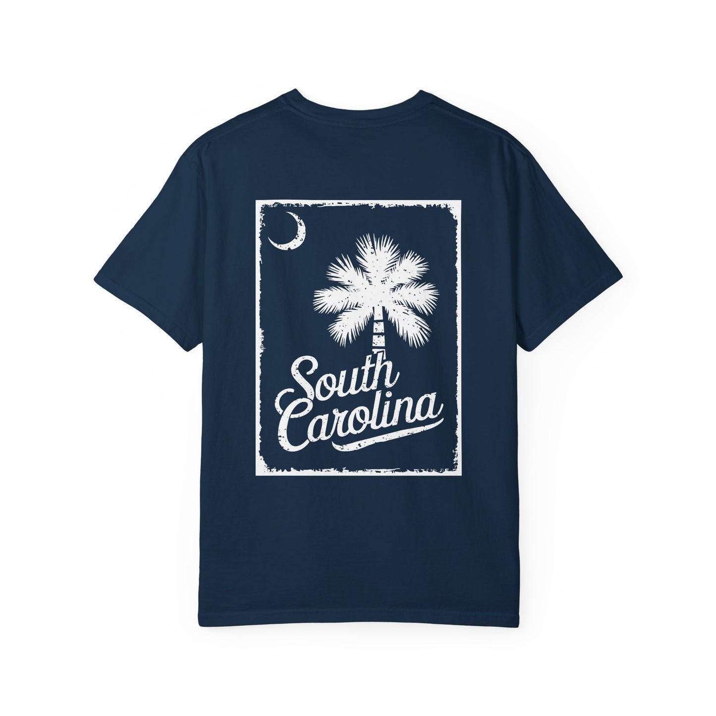 SoliVisk No Matter If You Were Born Here or Just Bought the T-Shirt  You’ll Look the Part in This South Carolina Palmetto Moon Tee