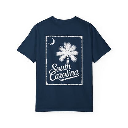 SoliVisk No Matter If You Were Born Here or Just Bought the T-Shirt  You’ll Look the Part in This South Carolina Palmetto Moon Tee