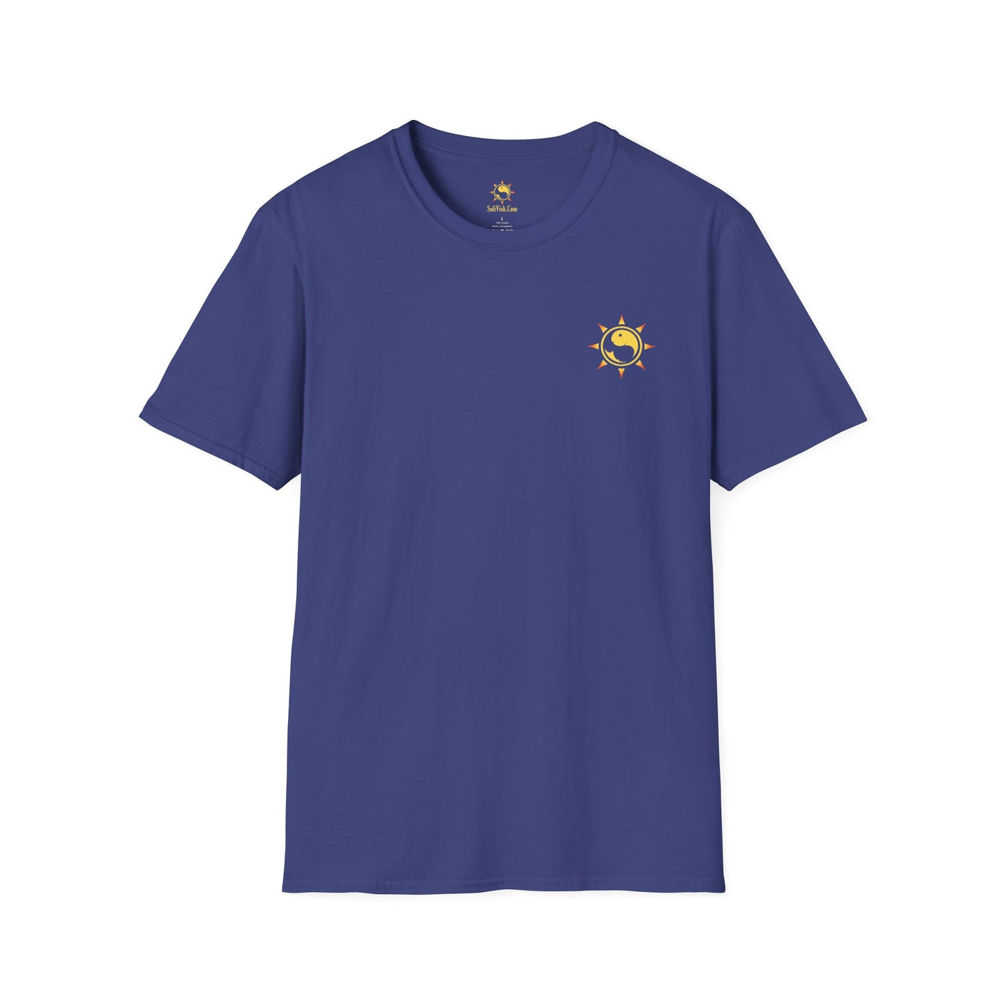 SoliVisk Coastal Collection – Māori Sun Burst Yellow Sea Turtle Unisex Graphic Tee Shirt
