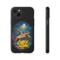 SoliVisk Coastal Collection “Lights Out for Sea Turtles” Black iPhone 12 - 15 Cases Matte Finish