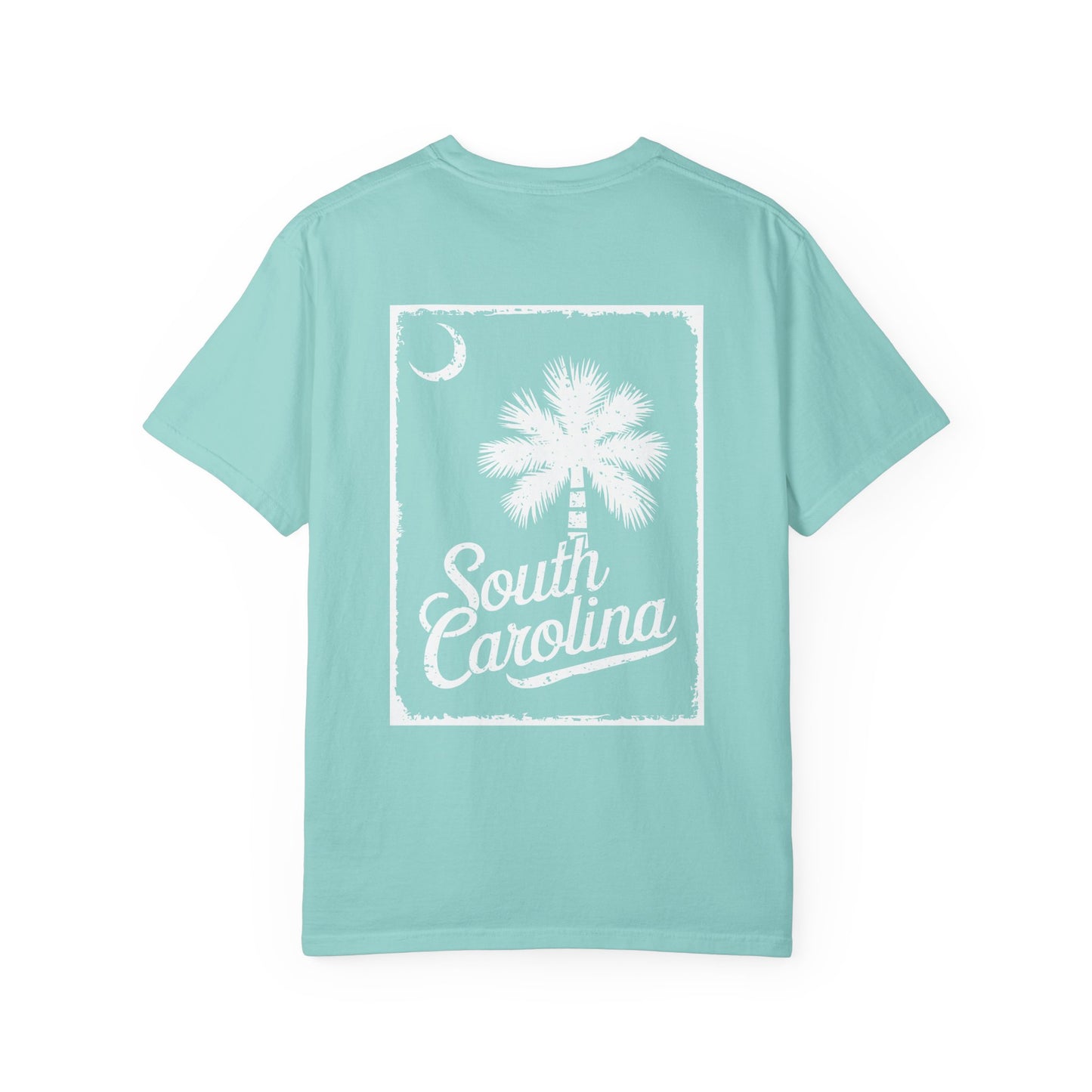 SoliVisk No Matter If You Were Born Here or Just Bought the T-Shirt  You’ll Look the Part in This South Carolina Palmetto Moon Tee