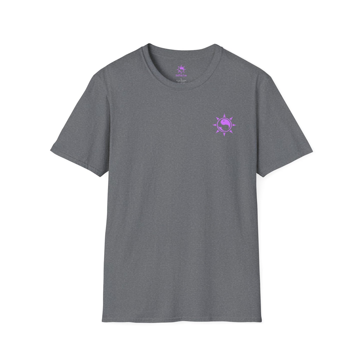 SoliVisk Coastal Collection – Māori Purple Sea Turtle Unisex Graphic Tee Shirt
