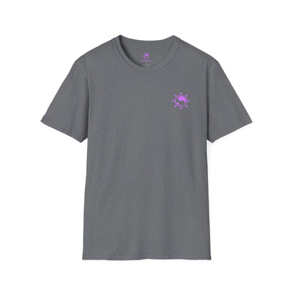 SoliVisk Coastal Collection – Māori Purple Sea Turtle Unisex Graphic Tee Shirt