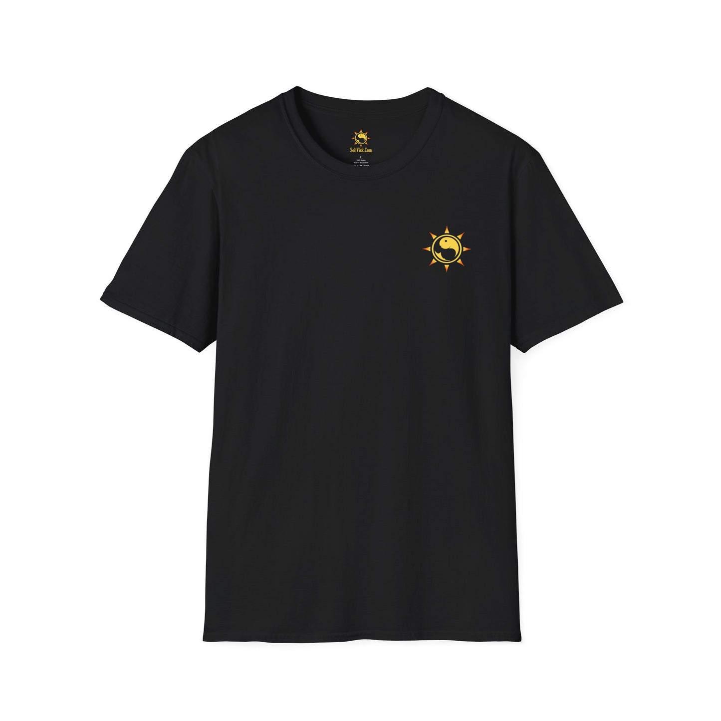 SoliVisk Coastal Collection – Māori Sun Burst Yellow Sea Turtle Unisex Graphic Tee Shirt