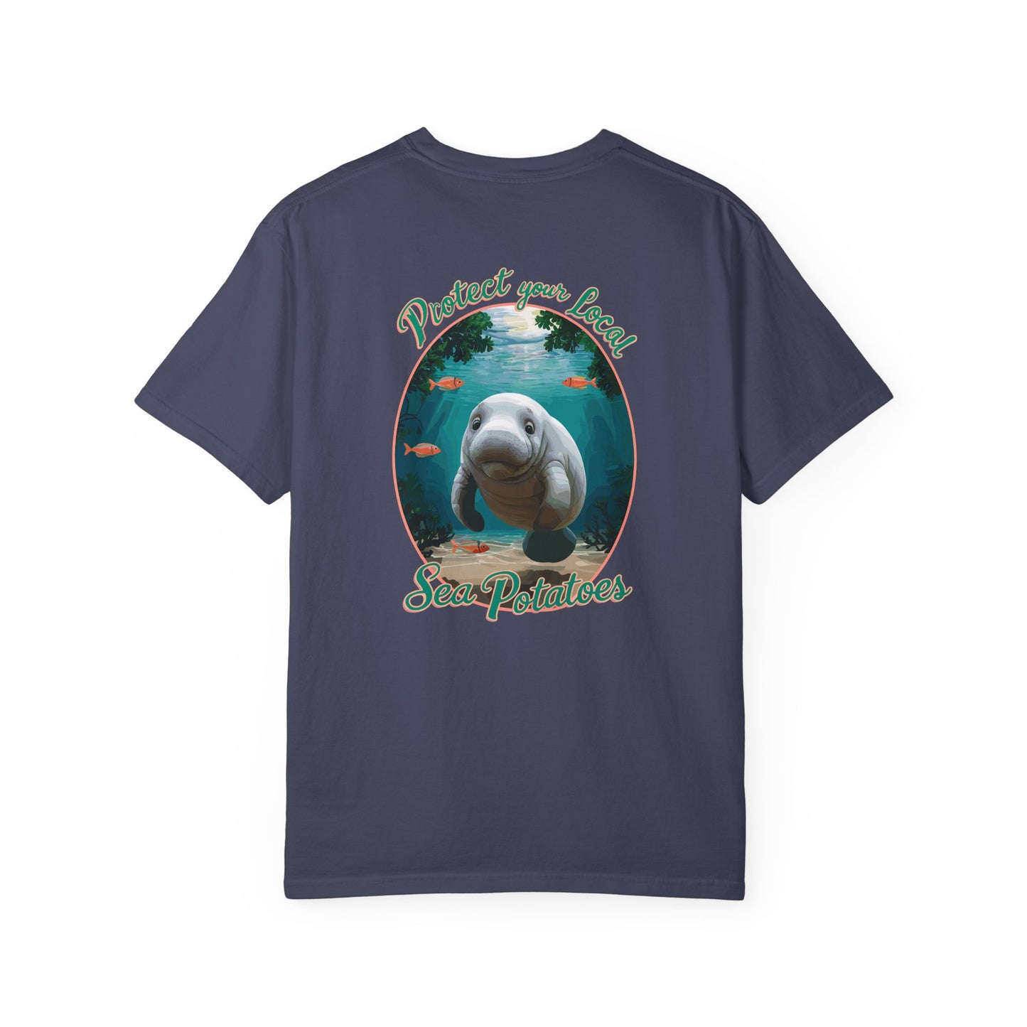 Protect Manatees and Support Conservation with the SoliVisk “Sea Potatoes” Unisex T-Shirt