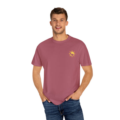SoliVisk Māori Sun Burst Yellow Sea Turtle Unisex Tee Shirt