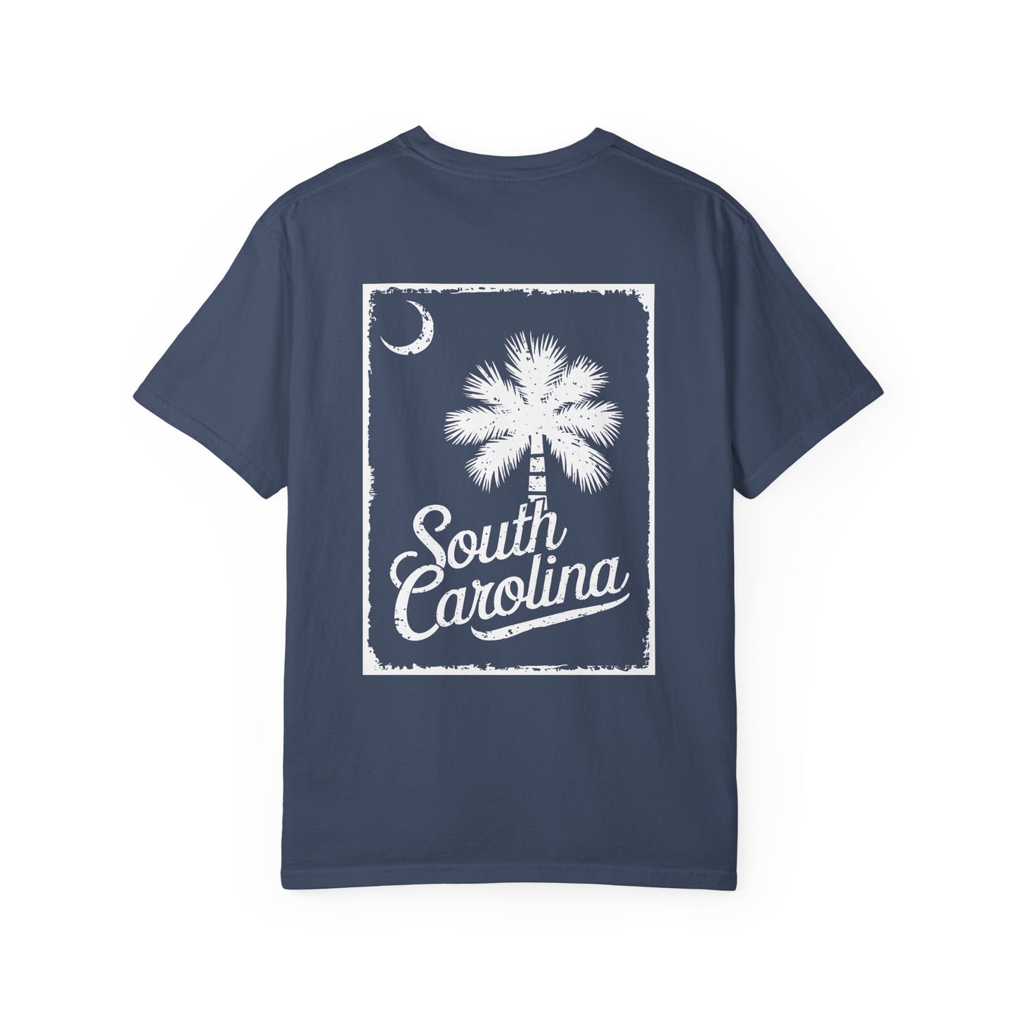 SoliVisk No Matter If You Were Born Here or Just Bought the T-Shirt  You’ll Look the Part in This South Carolina Palmetto Moon Tee