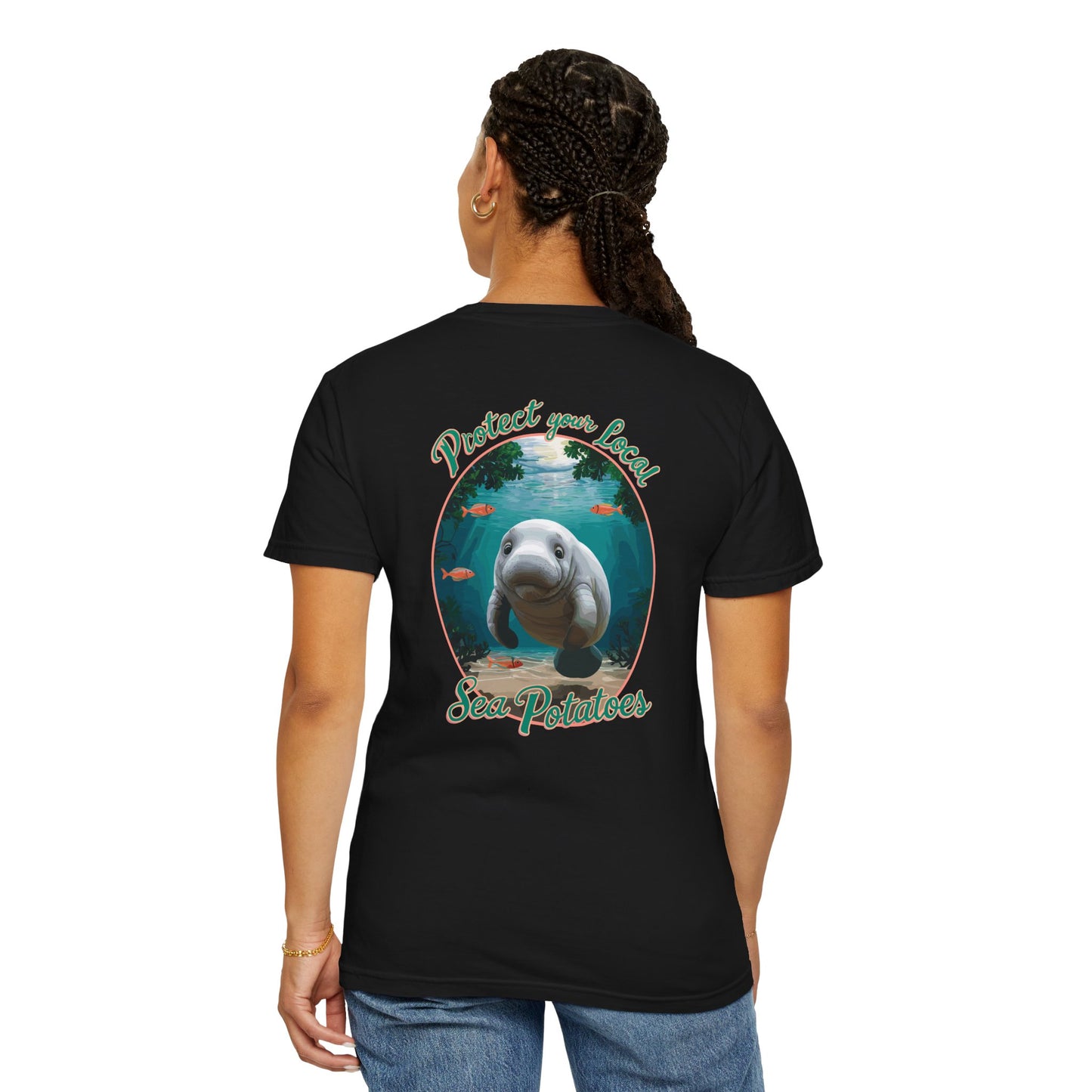 Protect Manatees and Support Conservation with the SoliVisk “Sea Potatoes” Unisex T-Shirt