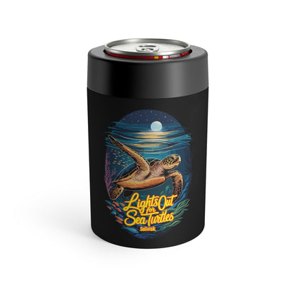 SoliVisk Coastal Collection “Lights Out for Sea Turtles” 12oz Insulated Can/Bottle Holder