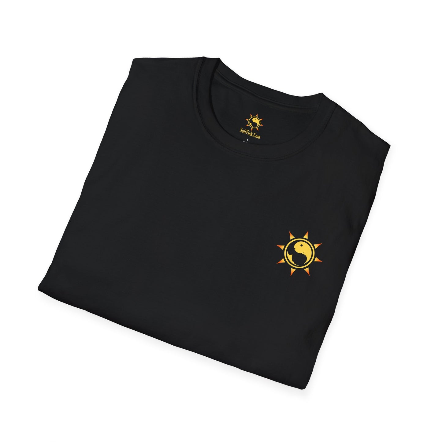 SoliVisk Coastal Collection – Māori Sun Burst Yellow Sea Turtle Unisex Graphic Tee Shirt