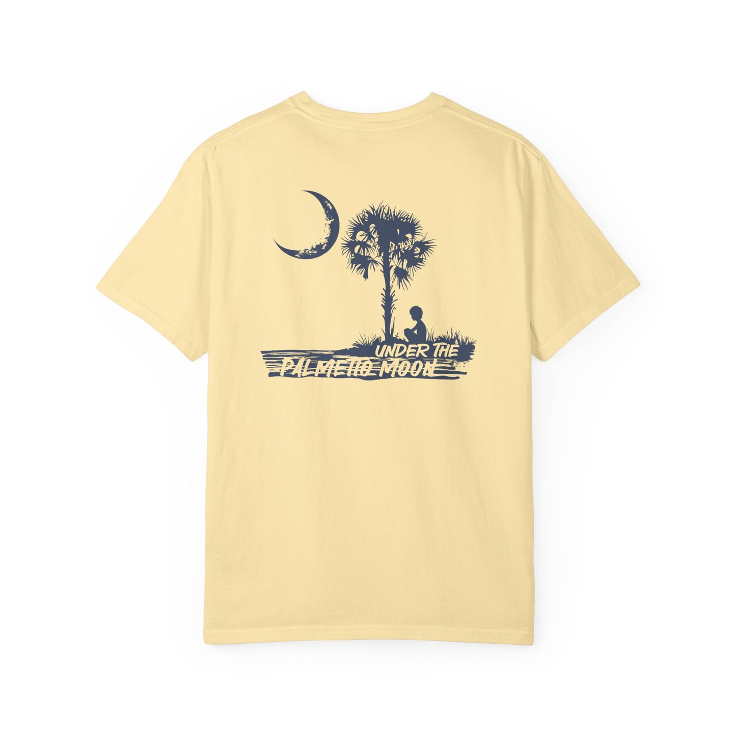 SoliVisk “Under the Palmetto Moon” Tee – A Soulful Tribute to South Carolina Evenings and Moonlit Memories