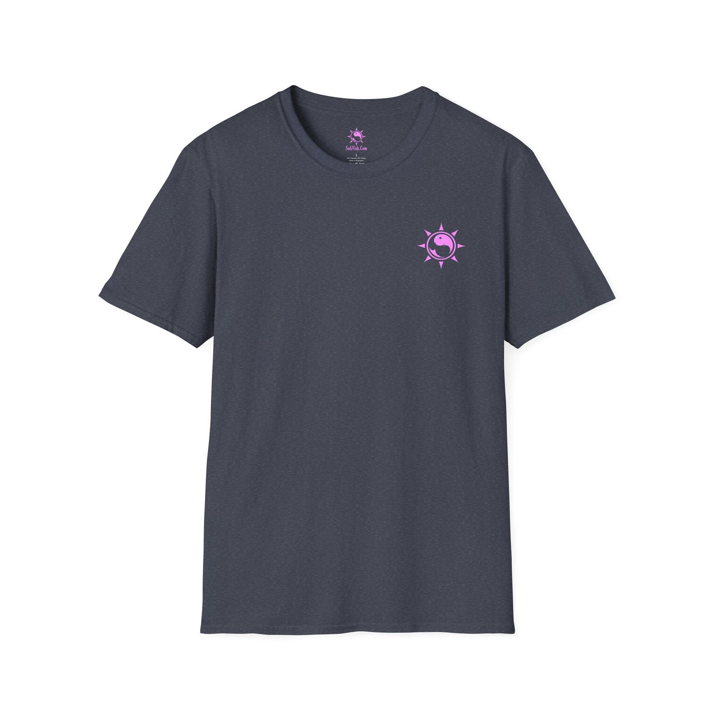 SoliVisk Coastal Collection – Māori Pink Sea Turtle Unisex Graphic Tee Shirt