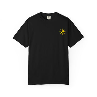 SoliVisk Unsupervised and Thriving on Bad Decisions Old School Smiley Face Design - Retro Skater Style Funny Unisex T-shirt