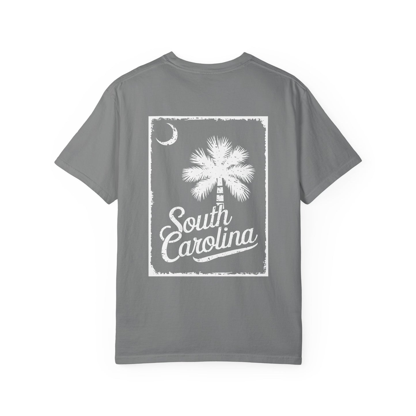 SoliVisk No Matter If You Were Born Here or Just Bought the T-Shirt  You’ll Look the Part in This South Carolina Palmetto Moon Tee
