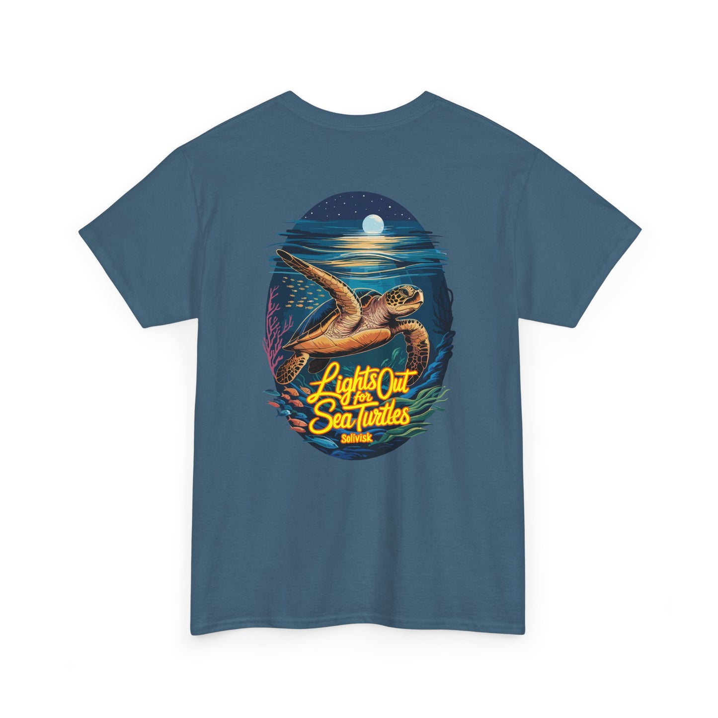 Lights Out for Sea Turtles Unisex T-Shirt– Solivisk Coastal Collection