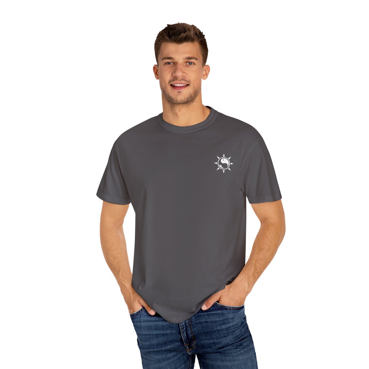 SoliVisk Touch Grass Bro Warning: May Cause Sudden Real-Life Interactions Unisex Comfort Colors Tee with Soft-Washed Sass and Chill Fit