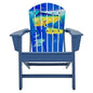 Guy Harvey 2 Bulls Adirondack Chair – Outdoor HDPE Patio Chair
