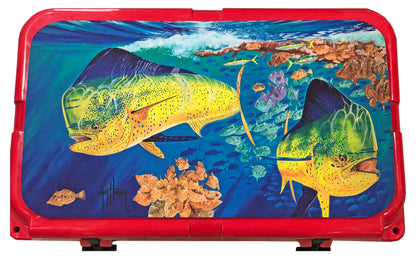 Guy Harvey Cooler Mat EVA Foam Deck Pad Fits Yeti Tundra 45 without wheels  Non-Slip, Marine Grade