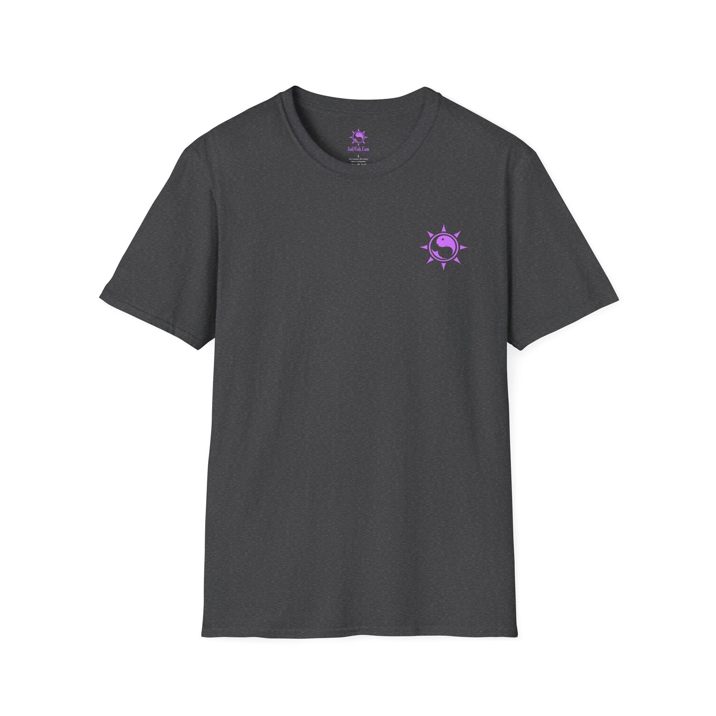 SoliVisk Coastal Collection – Māori Purple Sea Turtle Unisex Graphic Tee Shirt