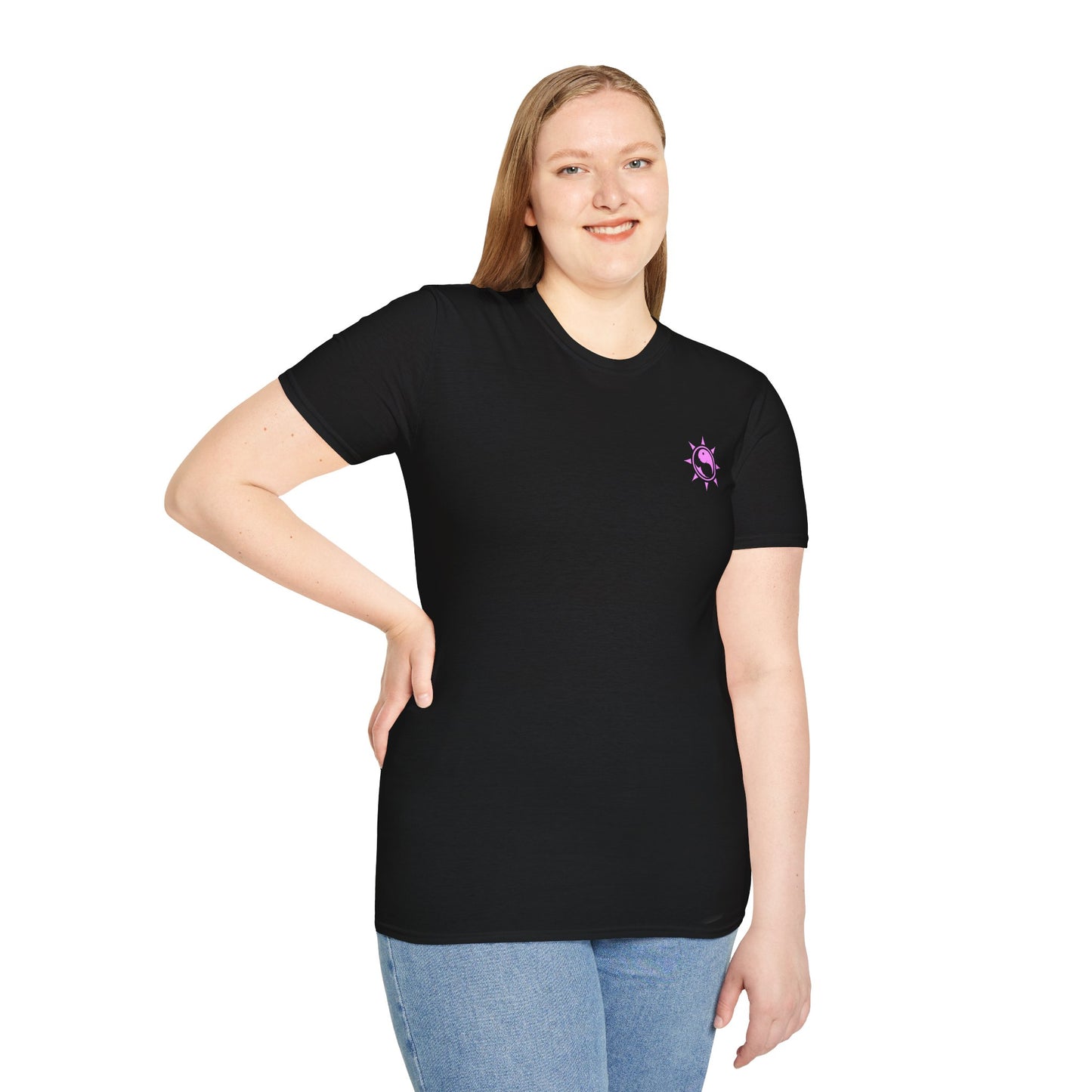 SoliVisk Coastal Collection – Māori Pink Sea Turtle Unisex Graphic Tee Shirt