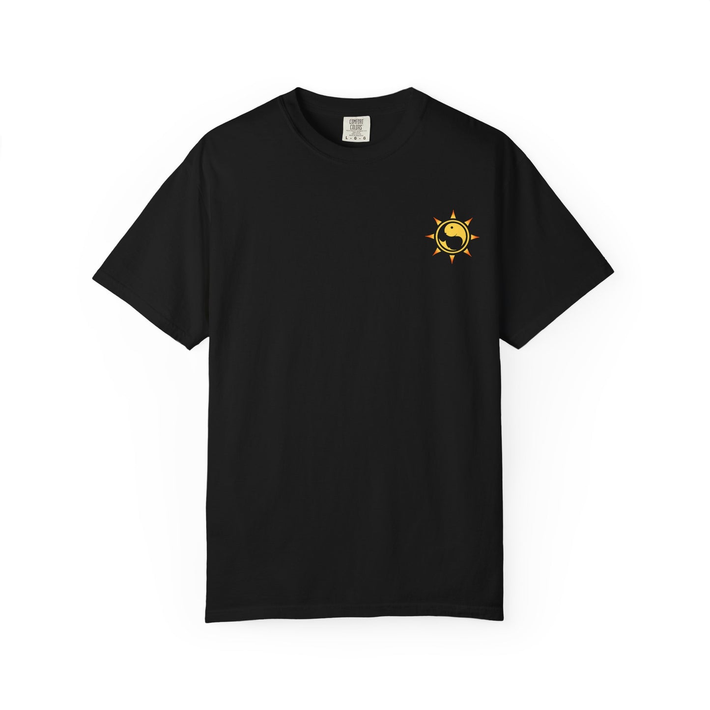 SoliVisk Māori Sun Burst Yellow Sea Turtle Unisex Tee Shirt