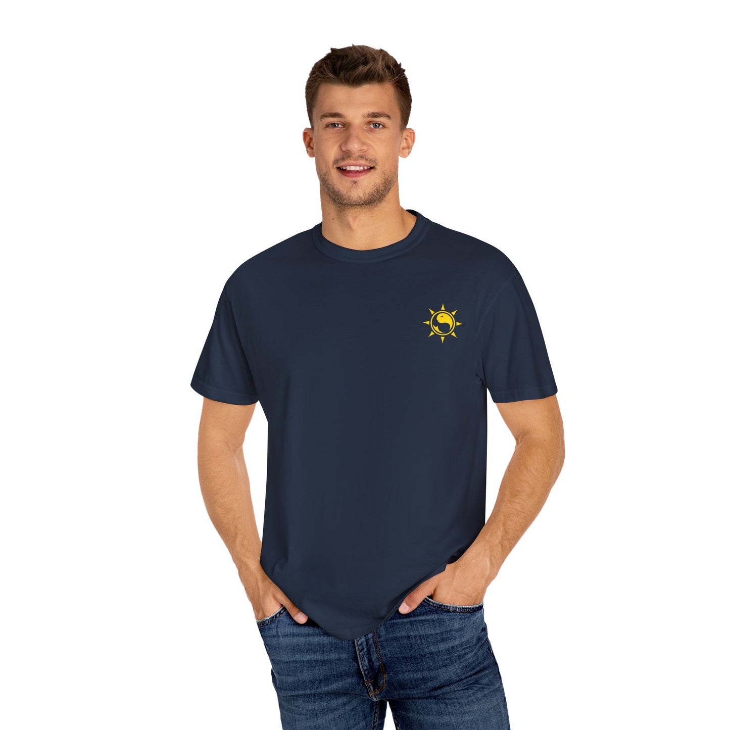 SoliVisk Unsupervised and Thriving on Bad Decisions Old School Smiley Face Design - Retro Skater Style Funny Unisex T-shirt