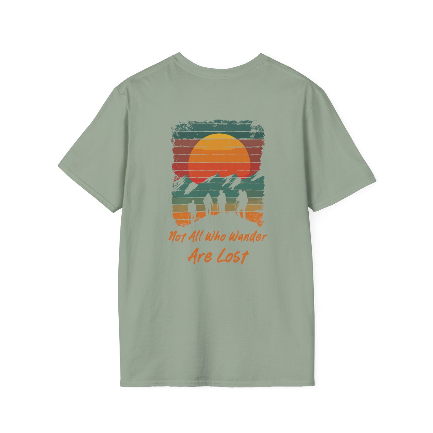 Not All Who Wander Are Lost" Unisex T-Shirt – Adventure-Inspired Graphic Tee for Travelers & Free Spirits