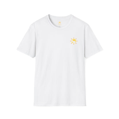 SoliVisk Coastal Collection – Māori Sun Burst Yellow Sea Turtle Unisex Graphic Tee Shirt
