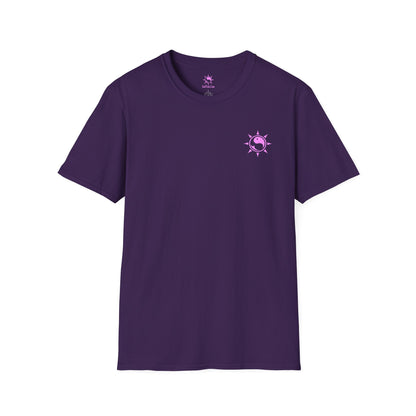 SoliVisk Coastal Collection – Māori Pink Sea Turtle Unisex Graphic Tee Shirt
