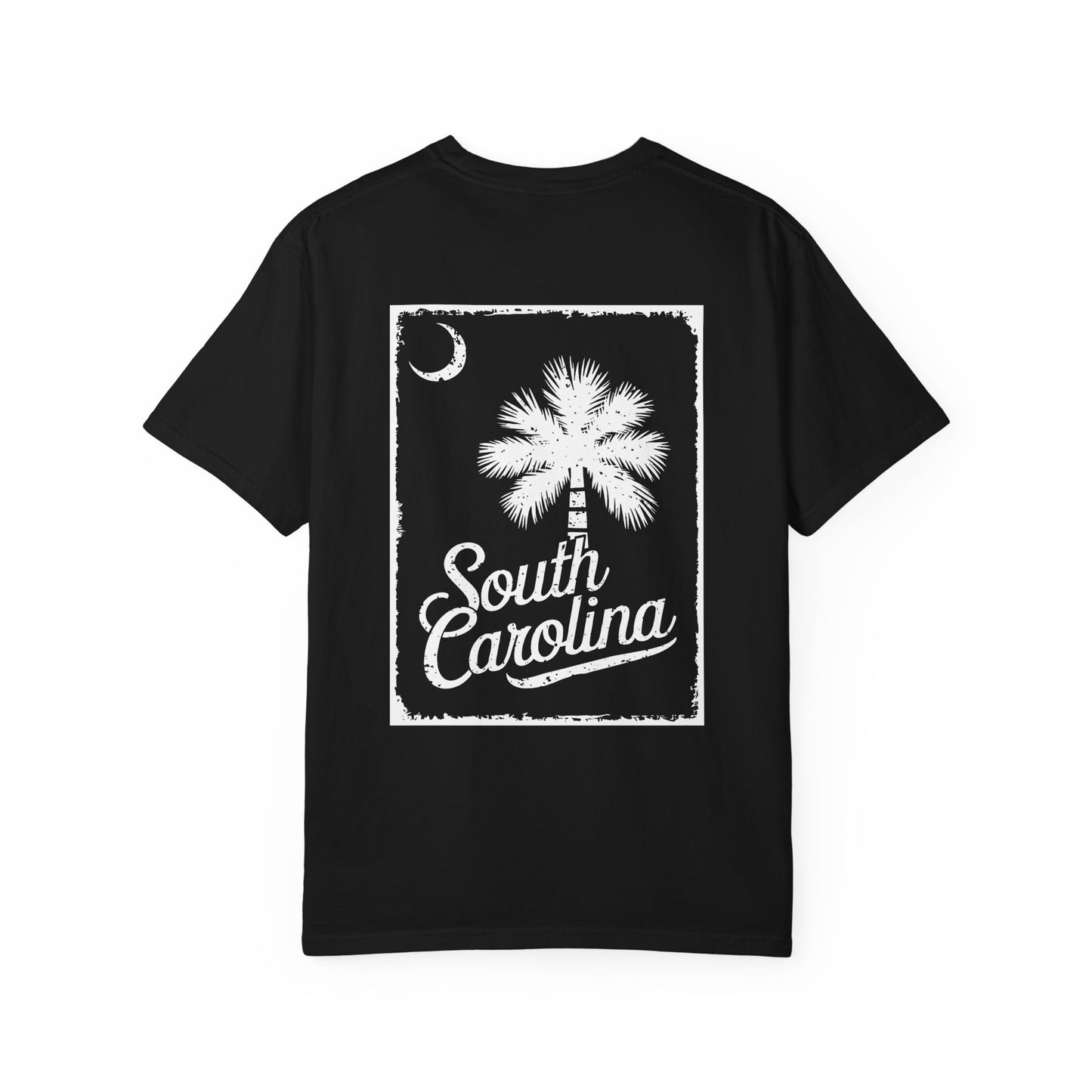 SoliVisk No Matter If You Were Born Here or Just Bought the T-Shirt  You’ll Look the Part in This South Carolina Palmetto Moon Tee
