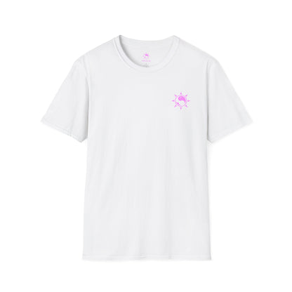 SoliVisk Coastal Collection – Māori Pink Sea Turtle Unisex Graphic Tee Shirt