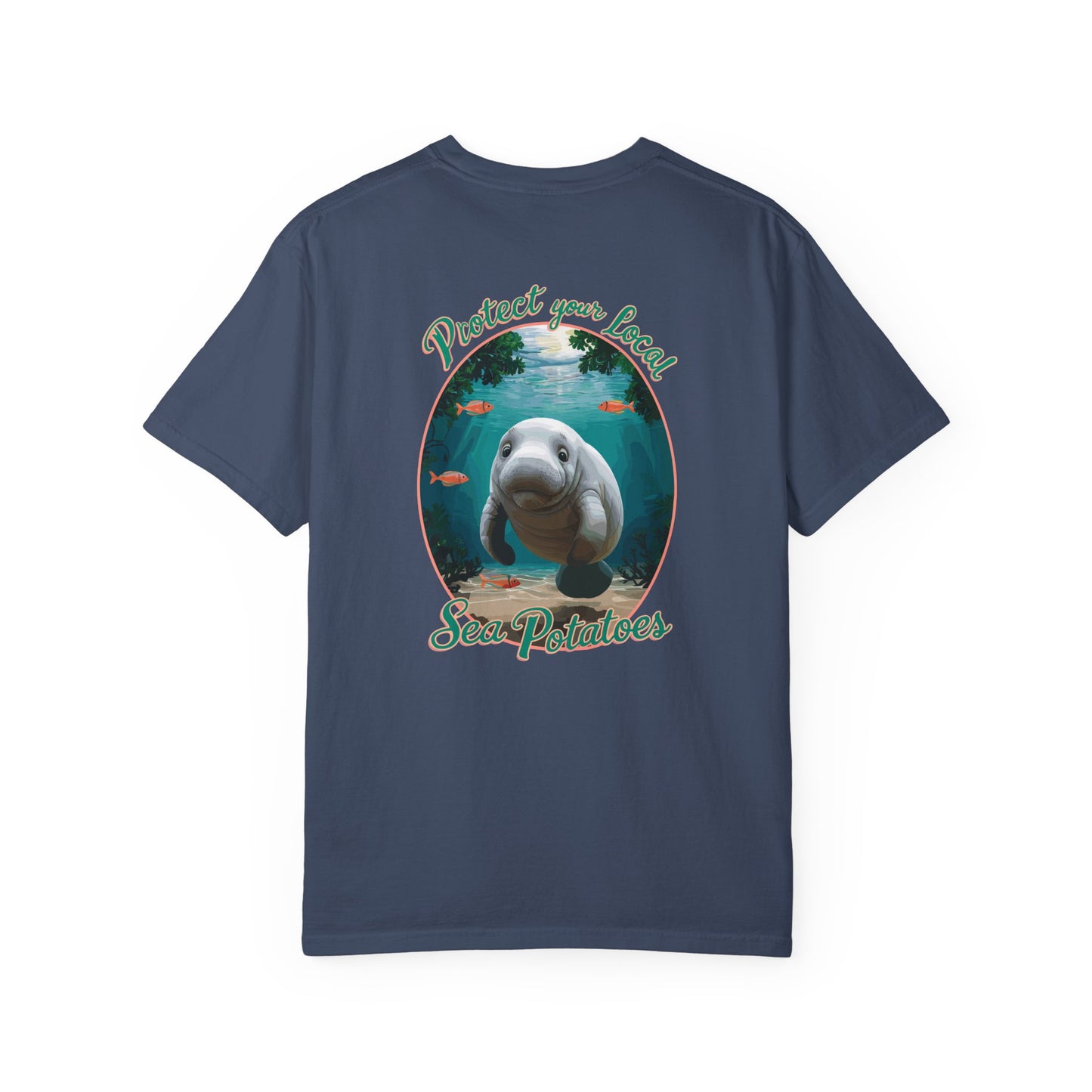 Protect Manatees and Support Conservation with the SoliVisk “Sea Potatoes” Unisex T-Shirt