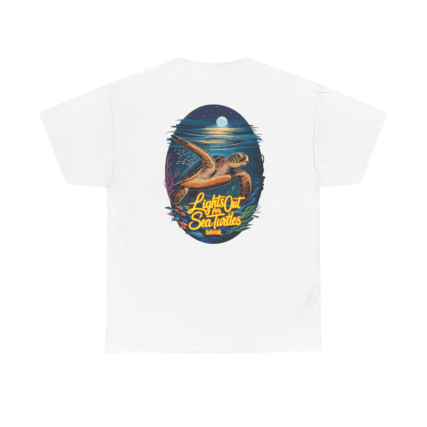 Lights Out for Sea Turtles Unisex T-Shirt– Solivisk Coastal Collection