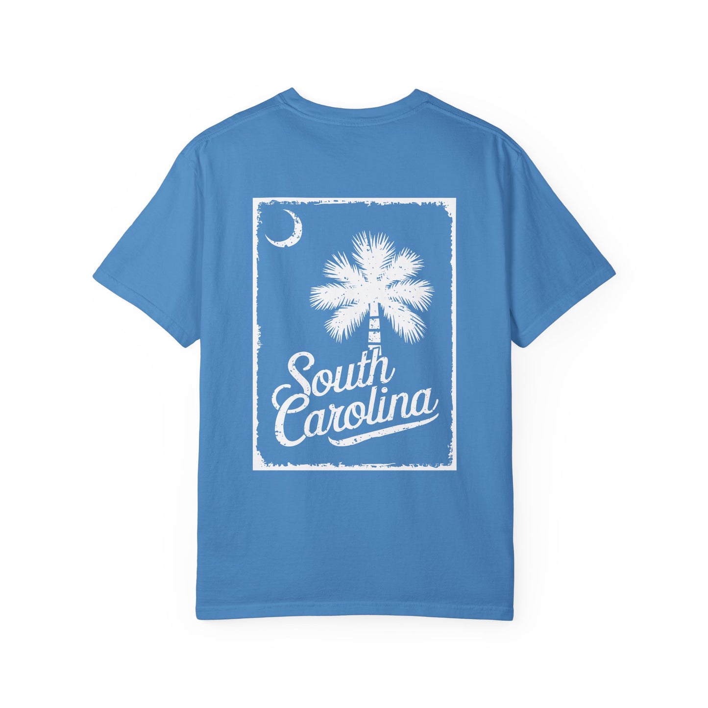 SoliVisk No Matter If You Were Born Here or Just Bought the T-Shirt  You’ll Look the Part in This South Carolina Palmetto Moon Tee