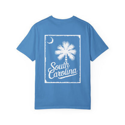 SoliVisk No Matter If You Were Born Here or Just Bought the T-Shirt  You’ll Look the Part in This South Carolina Palmetto Moon Tee