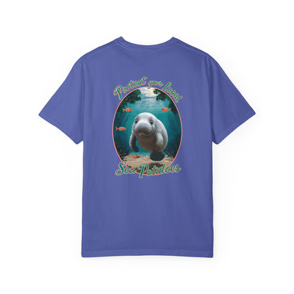 Protect Manatees and Support Conservation with the SoliVisk “Sea Potatoes” Unisex T-Shirt
