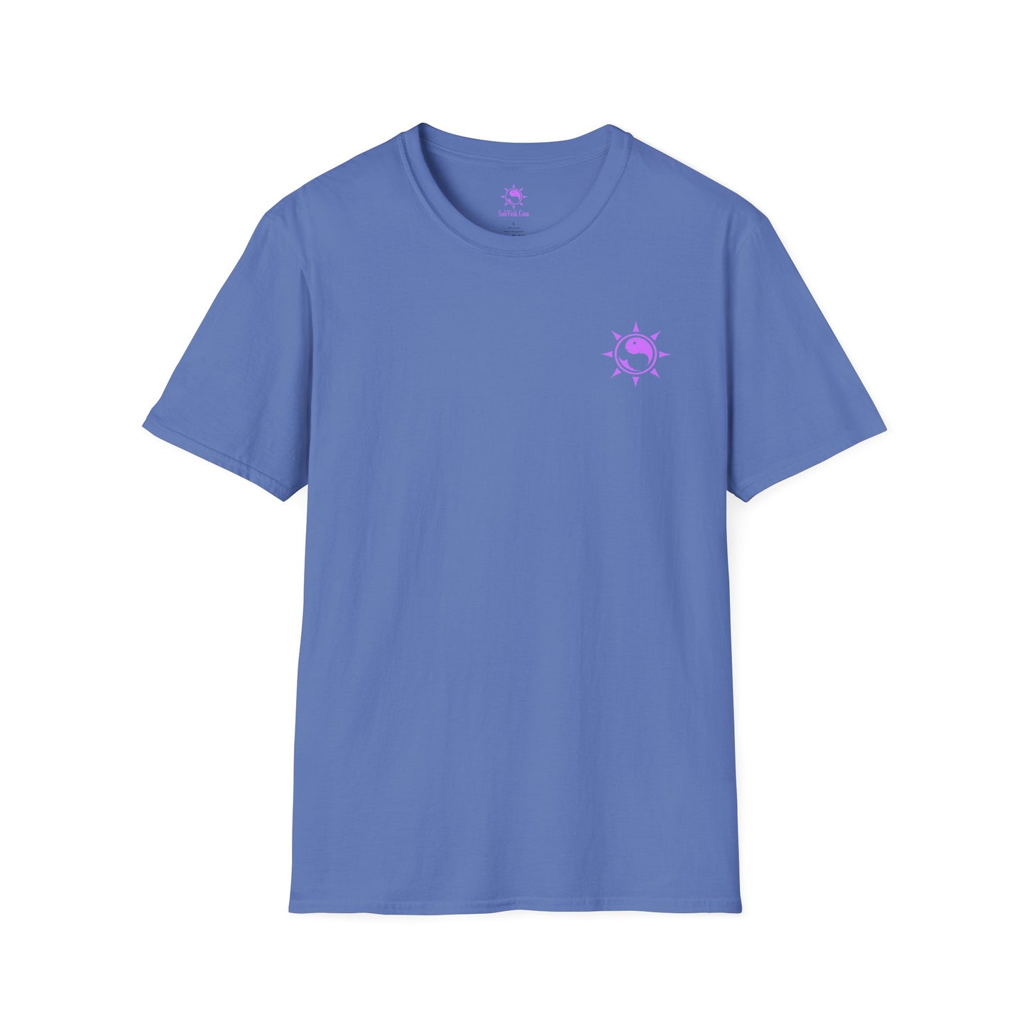 SoliVisk Coastal Collection – Māori Purple Sea Turtle Unisex Graphic Tee Shirt
