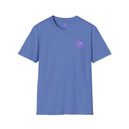 SoliVisk Coastal Collection – Māori Purple Sea Turtle Unisex Graphic Tee Shirt