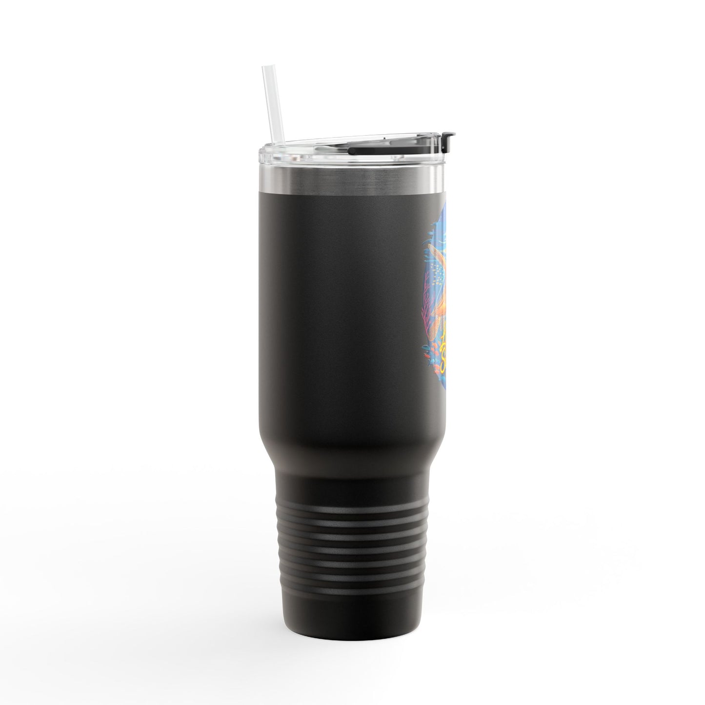 SoliVisk Coastal Collection Lights Out for Sea Turtles 40oz Insulated Travel Mug