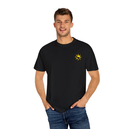 SoliVisk Unsupervised and Thriving on Bad Decisions Old School Smiley Face Design - Retro Skater Style Funny Unisex T-shirt