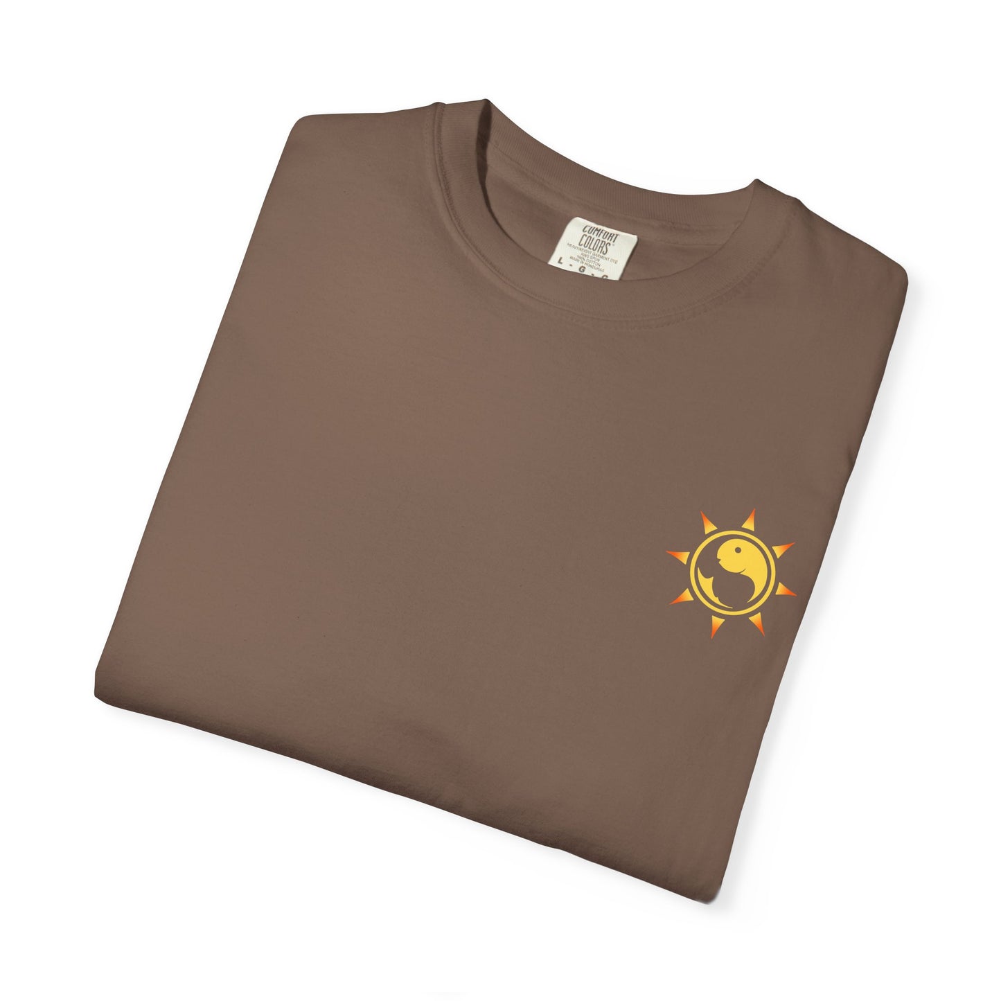 SoliVisk Māori Sun Burst Yellow Sea Turtle Unisex Tee Shirt