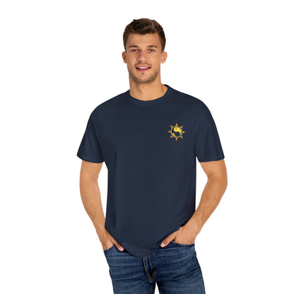 SoliVisk Māori Sun Burst Yellow Sea Turtle Unisex Tee Shirt